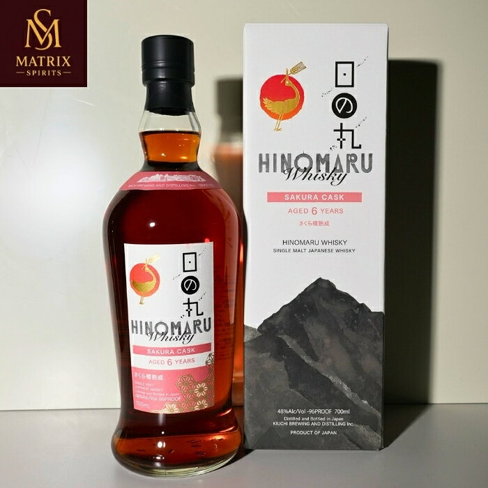 日の丸ウイスキー さくらカスク 6年　HINOMARU WHISKY SAKURA CASK AGED 6 YEARS