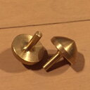 真鍮製こま おここま 2ヶセット おもちゃ こま お子様 真鍮製 プレゼント ビレット 日本製