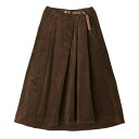 グラミチ テイルカットスカート G2FWSK008-DBROWN アウトドアウェア