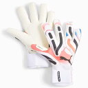 プーマ(PUMA) ウルトラ アルティメット HYBRID 041858-01 サッカーGKグラブ ユニセックス キーパーグローブ ホワイト