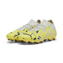 プーマ(PUMA)　フューチャー　マッチ　HG／AG　107372-04　サッカースパイク　セデートグレー　イエロー　特価