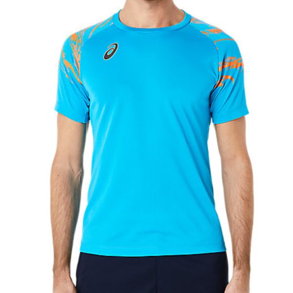 メール便発送可　アシックス　MID　S／Sプラシャツ　2101A221-402　サッカーウェア　メンズ