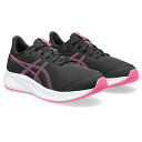 アシックス PATRIOT 13 GS 1014A267-003 ジュニアシューズ BLACK/HOT PINK