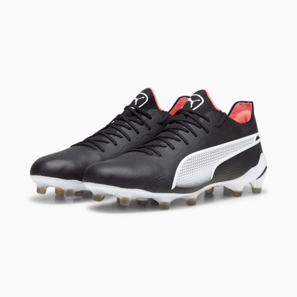 ◇商品説明 サッカー　スパイク ◇商品情報 ■品番:107563_01 ■カラー: PUMA Black-PUMA White-Fire Orchid ■素材:合成樹脂(ポリウレタン)+合成繊維、合成樹脂底(ナイロン+ポリウレタン) ■重量:約208g(27cm) ◇商品備考 ■在庫状況に関しまして■ 最新情報を掲載するように心がけておりますが、必ずしも在庫が確保されている商品ではございません。 商品ページにて「在庫あり」表示がされておりましても在庫更新のタイムラグにより、ご注文頂いた場合でも 実際には実店舗・メーカーにて完売している場合がございます。予めご了承ください。 在庫の有無を確認後、再度ご案内をさせて頂きますのでメールのご確認をお願い致します。 ■実店舗併用販売商品に関しまして■ 実店舗とネット販売の商品価格は異なります。予めご了承下さい。 ■発送日情報に関しまして■ 【即日発送商品（1〜2日以内に発送予定分）について】 営業日お昼12時迄のご注文を当日、発送致します。 ※銀行振込み・コンビニ決済等の前払いは即日発送の対象外になります。 【メーカーお取り寄せ商品について」 2〜4営業日後、入荷次第発送致します。 【予約商品について】 入荷次第、発送させて頂きます。 ※発売日・入荷予定日より前後する場合がございます。