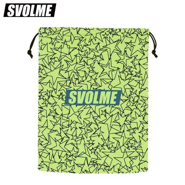 メール便発送可　スボルメ　ロゴシューズ袋　123318429-LGREEN　フットサルシューズ袋　LIME GREEN