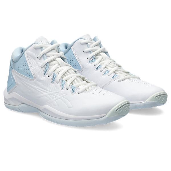 アシックス　ゲルインプルーブ2　GEL-IMPROVE 2　1064A013-103　ジュニアバスケットボールシューズ　WHITE/LIGHT BLUE　特価のサムネイル