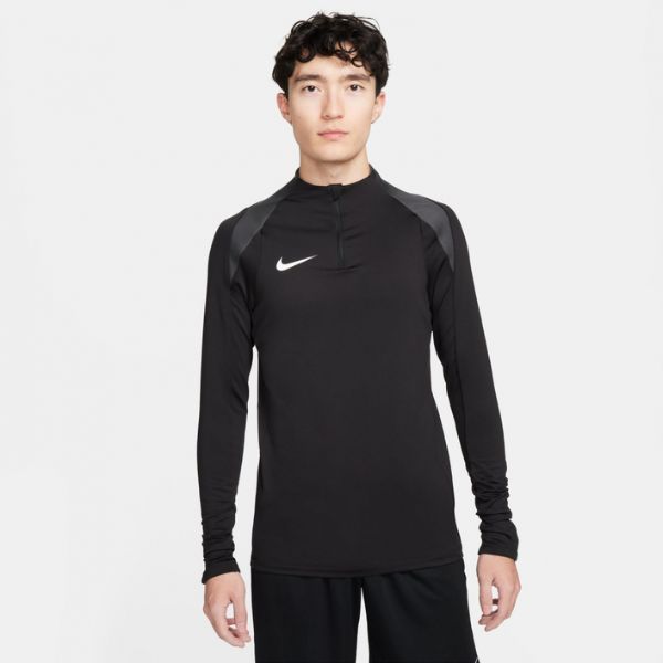 ナイキ Dri-FIT ストライク ドリル トップ FN2404-010 サッカーウェアウェア ブラック NIKE ハーフジップ トレーニングウェア