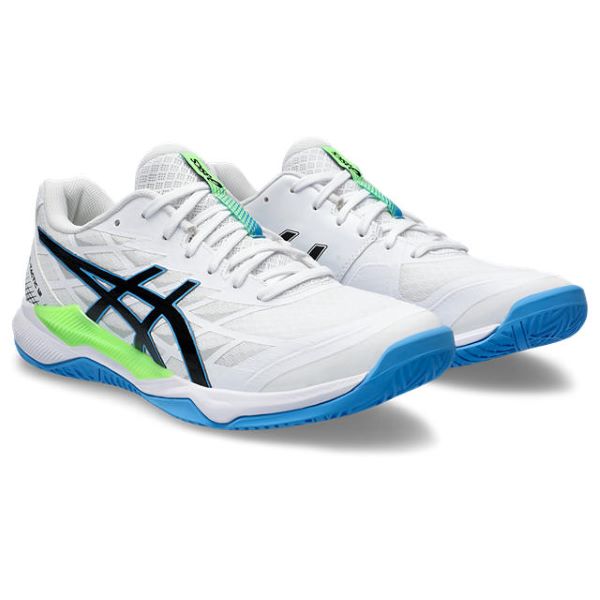 アシックス　ゲルタクティク 12　GEL-TACTIC 12　1073A058-102　バレーシューズ　WHITE/LIME BURST