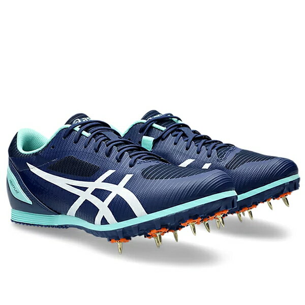 アシックス ヒートフラット12 HEATFLAT 12 1093A195-400 陸上スパイク【100m~1500m/ハードル/跳躍種目】