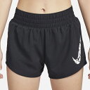 メール便発送可 ナイキ ワン ウィメンズ Dri-FIT ミッドライズ 8cm ショートパンツ (インナー付き) FN2602-010 レディスランニングウェア