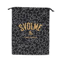 メール便発送可 スボルメ SVOLME スターロゴシューズ袋 124332029-BLACK フットサル/サッカー シューズケース