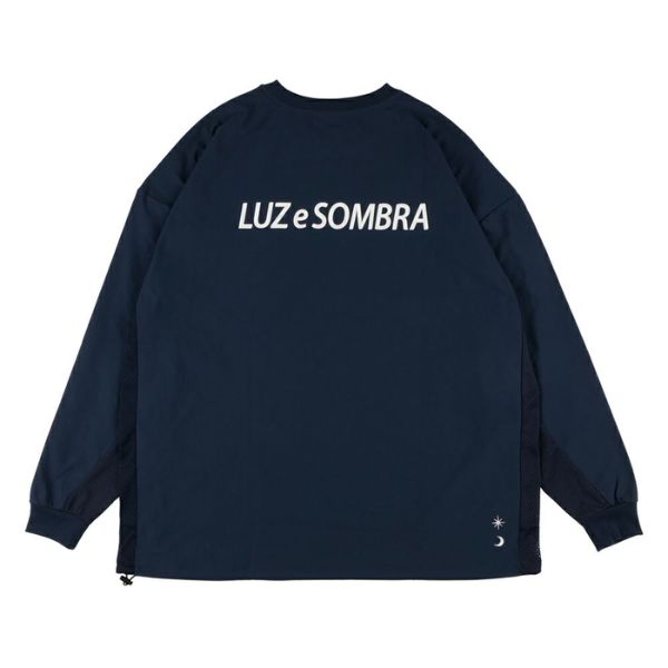ルースイソンブラ　LUZeSOMBRA　ビッグシルエットシャツ　L1231052-031　フットサル/サッカーウェア NAVIGATORS BIG SILHOUETTE CREW TOP ドライ素材 長袖シャツ