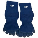 メール便発送可 ニューバランス NewBalance サッカー5本指グリップソックス / クルーソックス LAS45682-NV サッカーソックス 靴下 NV(ネイビー)