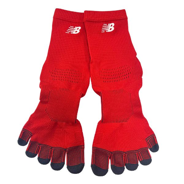 メール便発送可 ニューバランス NewBalance サッカー5本指グリップソックス / クルーソックス LAS45682-RED サッカーソックス 靴下 RE...