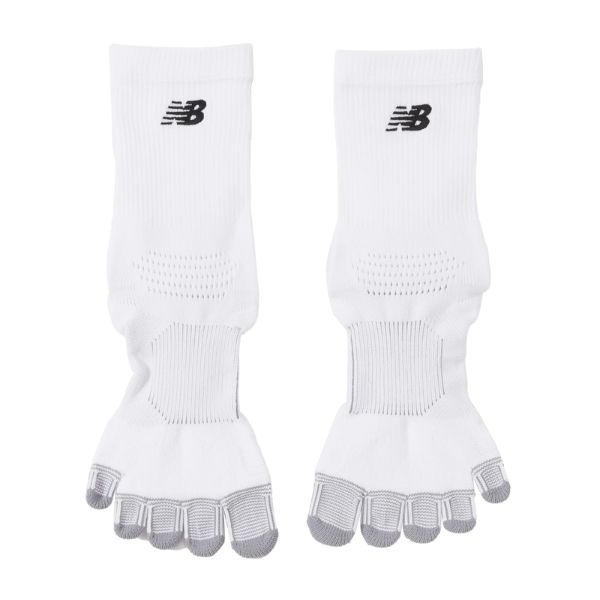 メール便発送可 ニューバランス NewBalance サッカー5本指グリップソックス / クルーソックス LAS45682-WT サッカーソックス 靴下 WT(...