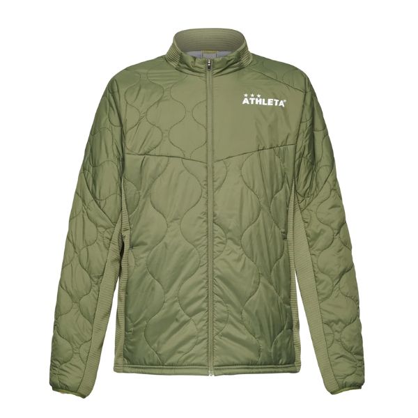 アスレタ ATHLETA グリッド起毛パディングTRジャケット 04162-KHA サッカー/フットサル ウィンドブレーカー(防寒着) KHAKI(カーキ)