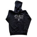 パリサンジェルマン(PSG) ツーティアロゴ パーカー PS0624FW01-BLACK カジュアルウェア ブラック