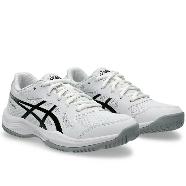 アシックス アップコート 6 GS UPCOURT GS 1074A045-101 ジュニアバレーシューズ White/Black