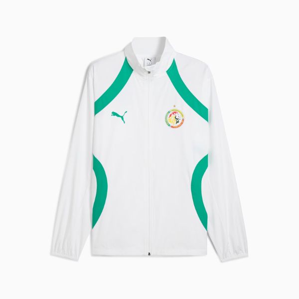 プーマ　サッカー セネガル代表 プレマッチ ウーブン ジャケット　777173-01　サッカーウェア　トレーニングウェア(ピステ生地)