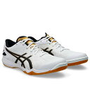 アシックス アタック ドミネイト FF 2 ATTACK DOMINATE FF 2 1073A010-103 卓球シューズ WHITE/BLACK