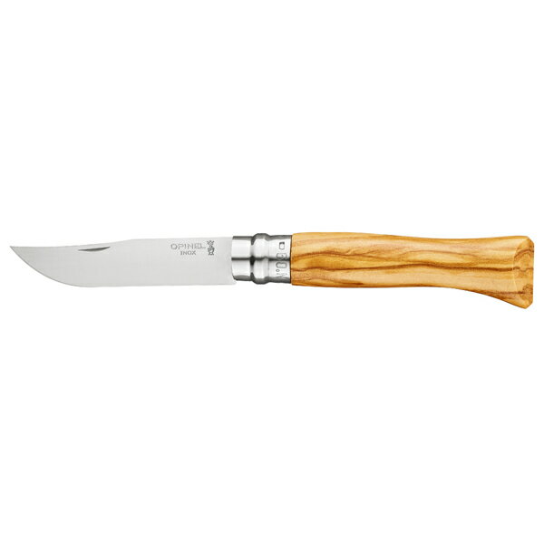 メール便発送可 オピネル OPINEL ステンレススチール No.09 オリーブ 41587 アウトドア用品 折りたたみナイフ