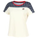 メール便発送可 フィラ(FILA) テニス 51 ゲームシャツ EL0033-34Z レディステニスウェア 34Z:アイボリー(4)