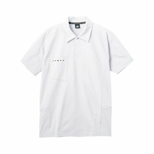 アンブロ UMBRO　コーチャーズポロシャツ　UF5SHS70M-WH00　サッカーウェア(移動着/
