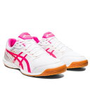 アシックス アタック ハイパービート 4 ATTACK HYPERBEAT 4 1073A056-101 卓球シューズ WHITE/PINK GLO