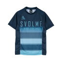 メール便発送可 スボルメ SVOLME JrボーダーFBTRトップ25SDG 1251-36900-NAVY ジュニア サッカー/フットサルウェア(子供用/半袖シャツ) ネイビー(4)