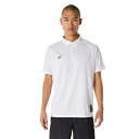 メール便発送可 アシックス ドライグラフィックボタンダウンポロシャツ 2031E992-100 トレーニングウェア BRILLIANT WHITE