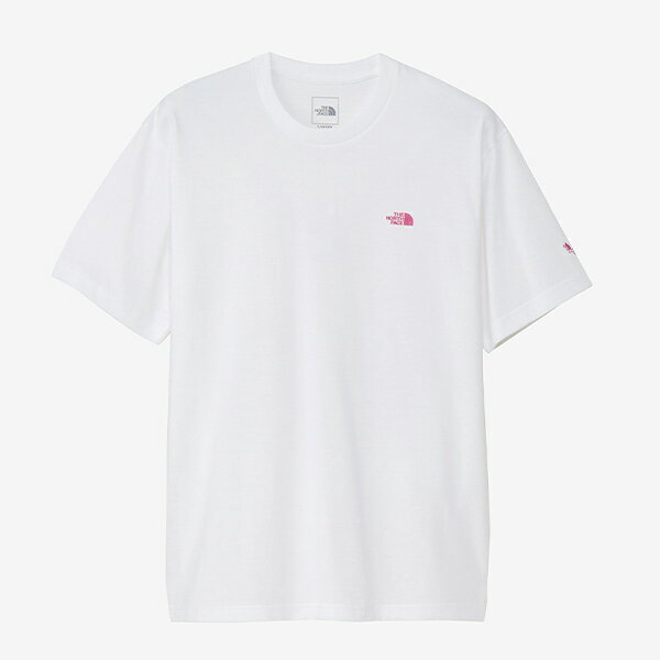 メール便発送可　ザ・ノース・フェイス　ショートスリーブTNFモンキーマジックティー（メンズ）　NT32538-W　半袖Tシャツ　ホワイト
