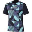 メール便発送可 ミズノ MIZUNO Tシャツ(半袖) 62jac04714 テニス トレーニングウェア 14:ネイビー