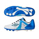 アンブロ UMBRO 子供用 アクセレイター RB JR WIDE HG UF5SFCB1J-WHBL ジュニアサッカースパイク(ワイド/幅広) ホワイト×ブル...