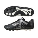 アンブロ UMBRO 子供用 アクセレイター RB JR WIDE HG UF5SFCB2J-BKWH ジュニアサッカースパイク(ワイド/幅広) ブラック×ホワ...