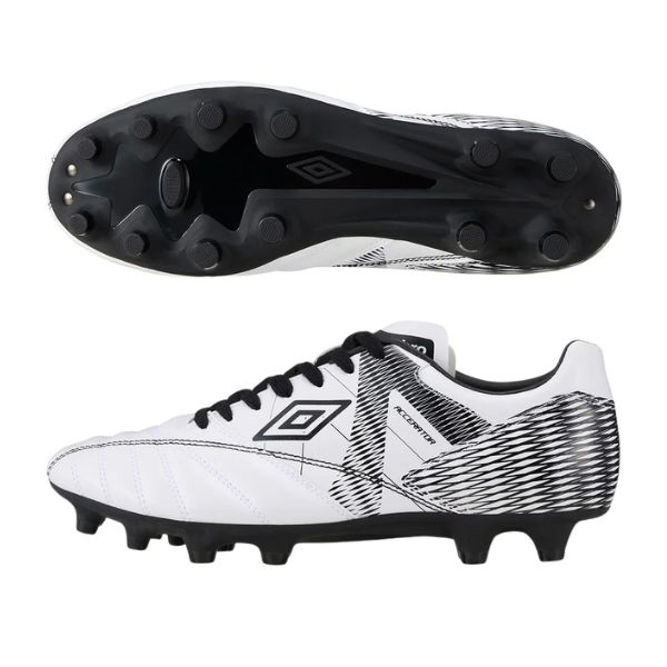 アンブロ UMBRO アクセレイター HG UF5SFCB3M-WHBK サッカースパイク ホワイト×ブラック