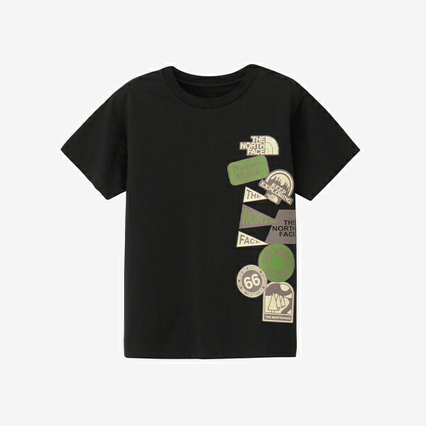 メール便配送可　ザ・ノース・フェイス　ショートスリーブルミナスグラフィックティー（キッズ）　NTJ32561-K　半袖Tシャツ
