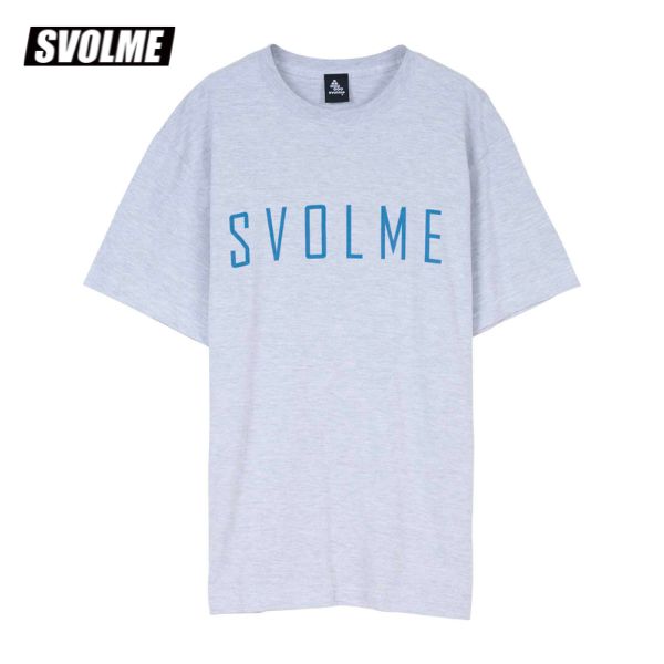 メール便発送可 スボルメ SVOLME シンプルロゴTシャツ 1251-39500-GRAY サッカー/フットサル カジュアルシャツ(コットン/半袖シャツ) グ...