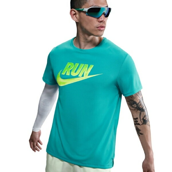 メール便発送可 ナイキ マイラー ラン エナジー HJ3565-345 メンズ Dri-FIT ショートスリーブ ランニングトップ DUSTY CACTUS