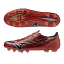 ミズノ ミズノアルファ2 エリート / MIZUNO α II ELITE P1GA256260 サッカースパイク 60:ルビーレッド×ブラック