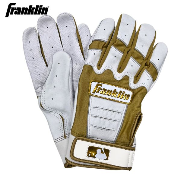 楽天市場】franklin バッティンググローブ（カラーゴールド