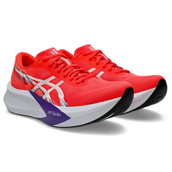 アシックス マジックスピード4ワイド MAGIC SPEED 4WIDE 1011B873-600 ランニングシューズ Flash Red/White