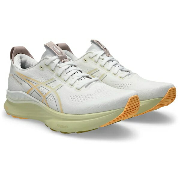【クーポン対象】 アシックス ゲルカヤノ32 GEL-KAYANO 32 1011C052-101 ランニングシューズ  White/Orange Glow