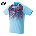 メール便発送可 ヨネックス YONEX メンズ ゲームシャツ(フィットスタイル) 10525-111 テニスウェア アクアブルー 特価