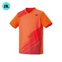 メール便発送可 ヨネックス YONEX JR ゲームシャツ 10541J-005 ジュニア(子供用) テニスウェア オレンジ 特価