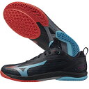 ミズノ ウエーブドライブ NEO4 WAVE DRIVE NEO 4 81GA250003 卓球シューズ 03:ダークグレー×レッド×ブルー