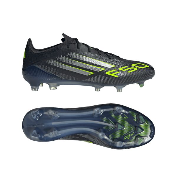 アディダス adidas　F50 ELITE FG / 天然芝用　JH7616　サッカースパイク　コアブラック×ルシッドレモン