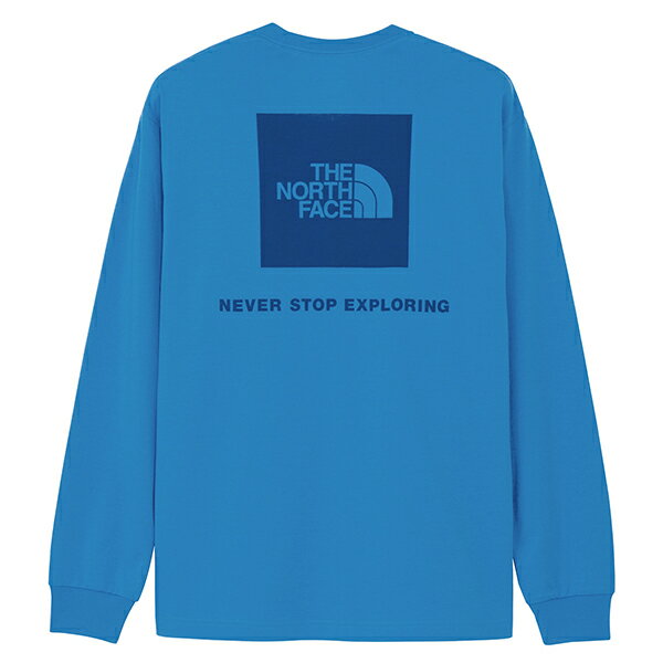 楽天フットボールシティメール便発送可　ザ・ノース・フェイス　ロングスリーブバックスクエアロゴティー（メンズ）　NT32442-CC　長袖Tシャツ