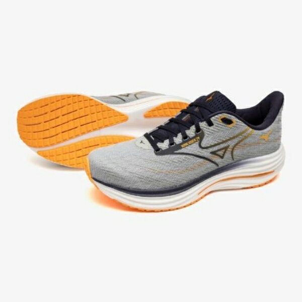  ミズノ　ウエーブライダー29 SW　WAVE RIDER 29 SW　J1GC250405　ランニングシューズ　05：グレー×ブラック×オレンジ
