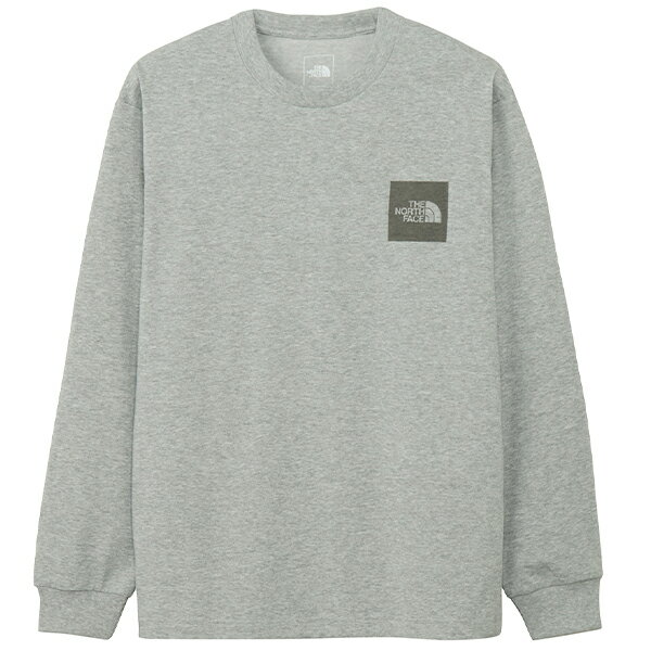 楽天フットボールシティメール便発送可　ザ・ノース・フェイス　ロングスリーブスクエアロゴティー（ユニセックス）　NT82534-Z　長袖Tシャツ