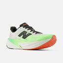 ニューバランス FuelCell Rebel v5 WFCXEM5B レディスランニングシューズ White with Mint Flash and Lime Leaf